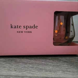 Kate Spade New York Larabee Dot Stemless Wine Glasses - set of 4